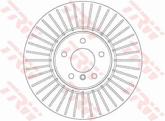 Brake disc, 1pcs FRONT, Top Quality DF6408S - image 2
