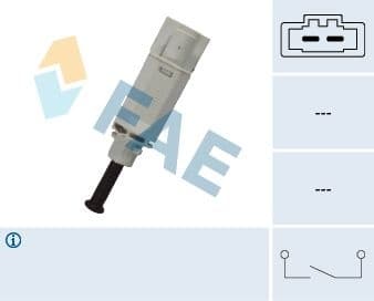 Switch, clutch control (cruise control) 24771