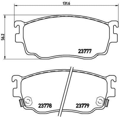 Brake Pad Set, disc brake PRIME LINE P49026