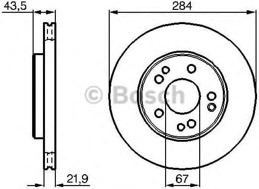 Brake Disc 0986478186