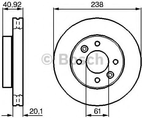 Brake Disc 0986478276