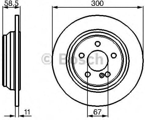 Brake Disc 0986478472