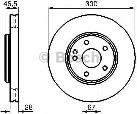 Brake Disc 0986478876