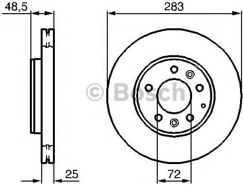 Brake Disc 0986479132
