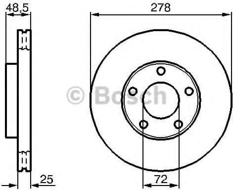 Brake Disc 0986479179