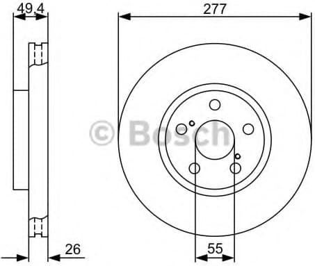Brake Disc 0986479340