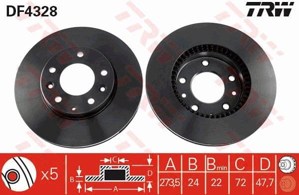 Brake Disc DF4328