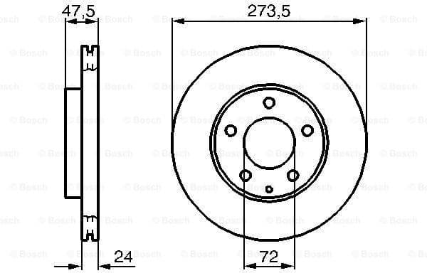Brake Disc 0986479034 - image 2