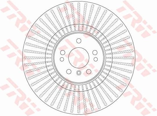 Brake Disc TRW SINGLE DF6456S - image 2