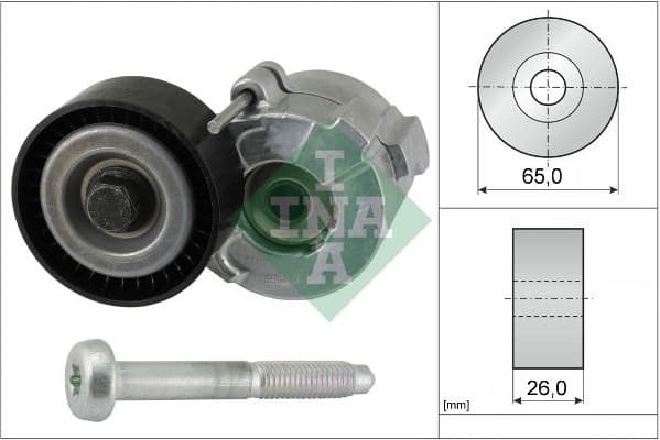 Belt Tensioner, V-ribbed belt 534061010