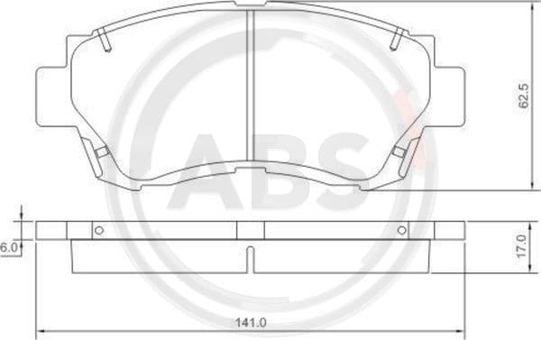 Brake Pad Set, disc brake 36713