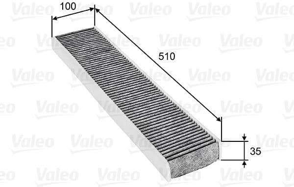 Filter, cabin air VALEO PROTECT 698745