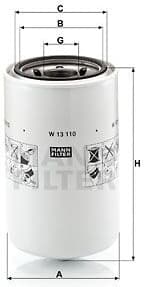 Oil Filter W13110