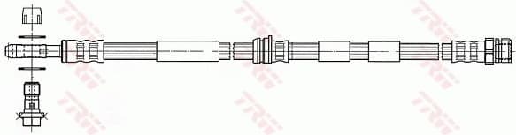 Brake Hose PHD938 - image 3