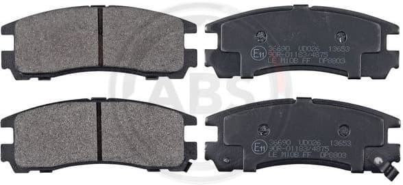 Brake Pad Set, disc brake 36690