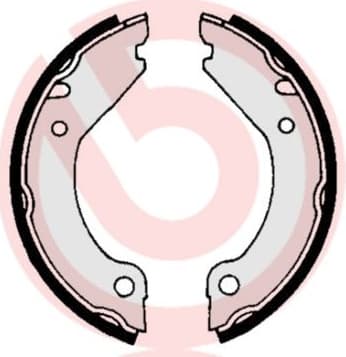 Brake Shoe Set, parking brake ESSENTIAL LINE S86501