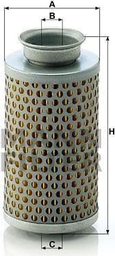 Filter, operating hydraulics H615