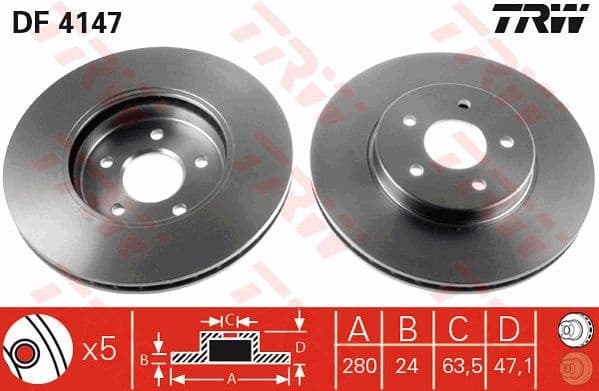 Brake Disc DF4147