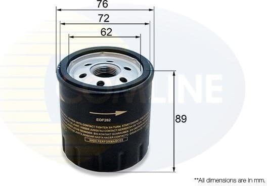 Filter oil EOF282