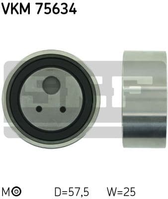 Tensioner Pulley, timing belt VKM 75634