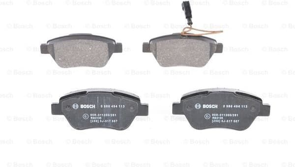 Brake Pad Set, disc brake 0986494113 - image 3