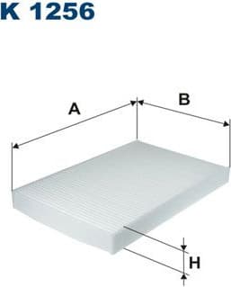 Filter, cabin air K1256
