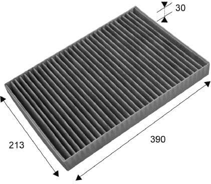 Filter, cabin air VALEO PROTECT 715648