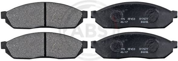 Brake Pad Set, disc brake 36156