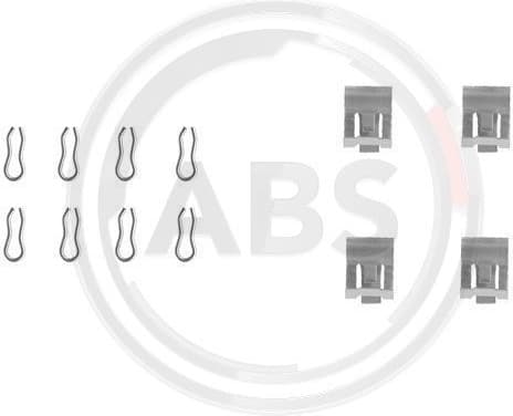 Accessory Kit, disc brake pad 1055Q