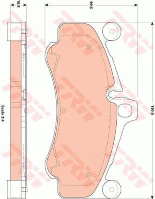 Brake Pad Set, disc brake GDB1862