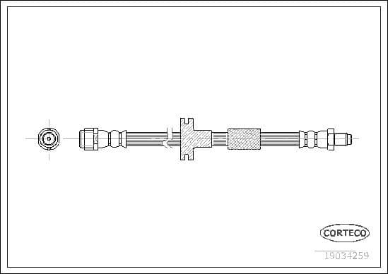 Brake Hose 19034259