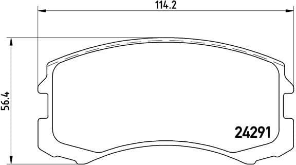 Brake Pad Set, disc brake PRIME LINE P54041