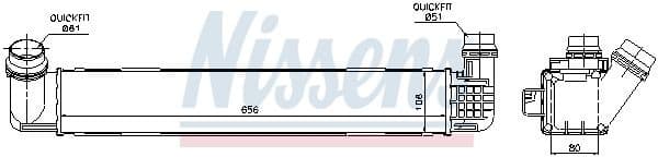 Charge Air Cooler ** FIRST FIT ** 96546