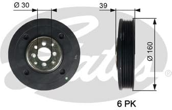 Belt Pulley, crankshaft DriveAlign™ TVD1004