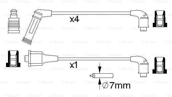 Ignition Cable Kit 0986356990 - image 5