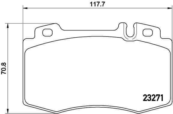 Brake Pad Set, disc brake PRIME LINE P50041