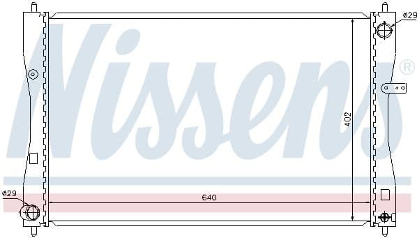 Radiator, engine cooling 68184