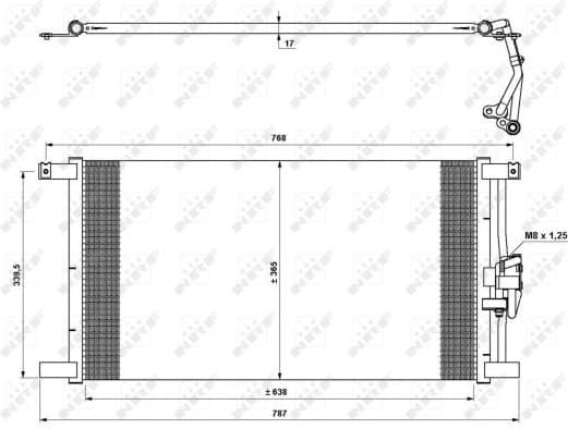 Condenser, air conditioning EASY FIT 35640 - image 2
