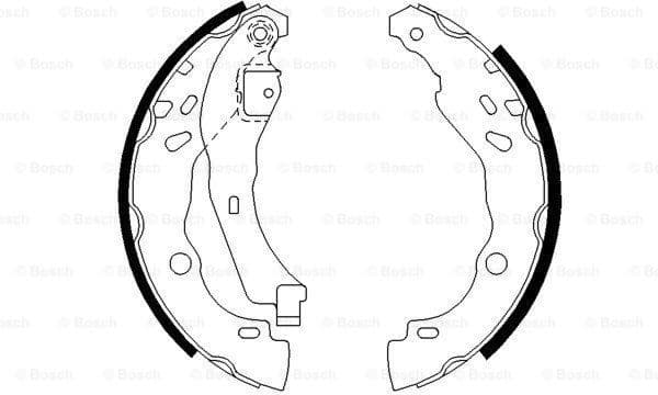 Brake Shoe Set 0986487627 - image 2