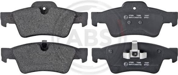Brake Pad Set, disc brake 37509
