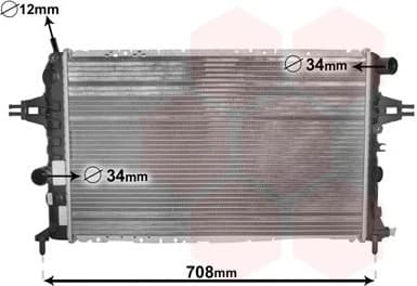 Radiator, engine cooling 37002252