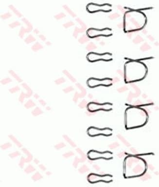 Accessory Kit, disc brake pad PFK68