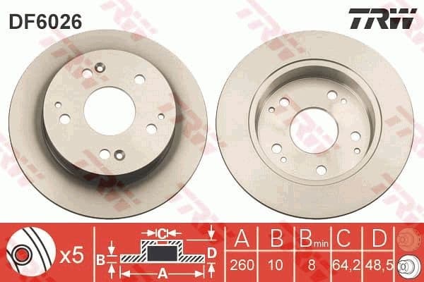 Brake Disc DF6026