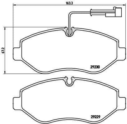 Brake Pad Set, disc brake PRIME LINE P56066