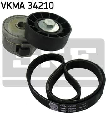 V-ribbed Belt Set VKMA 34210
