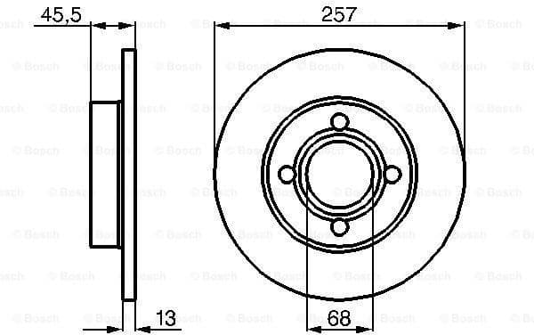 Brake Disc 0986478016