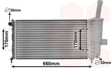 Radiator, engine cooling 17002208