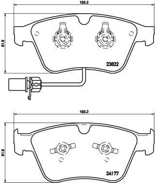 Brake Pad Set, disc brake PRIME LINE P05003