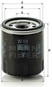 Oil Filter W68