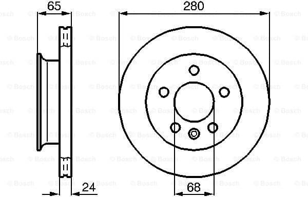Brake Disc 0986478548